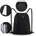 420 D Drawstring Backpack Water Bottle Mesh Pockets