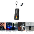 Portable Mini Rechargeable Magnetic Work Light W/ Keychain