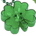 Light Up Necklace Luck of The Irish Clover Leaf Shamrock