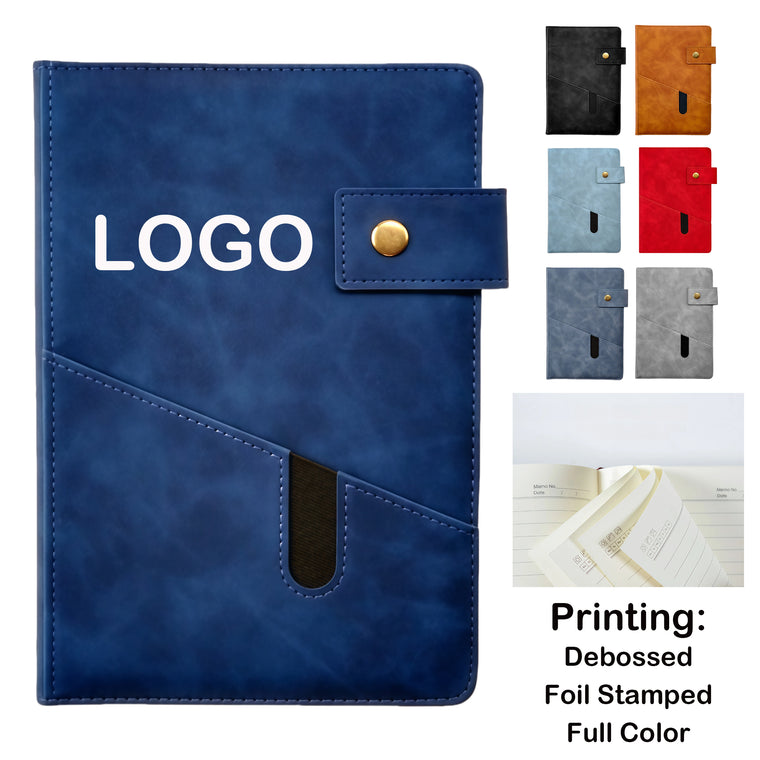 A5 Lined Leather Journal Notebook