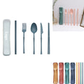 Wheat Straw Portable Cutlery Set