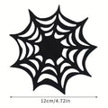 Felt Pumpkin Spider Web Coaster