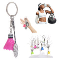 Badminton Keychain Pendant