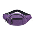 Oxford Zippered Fanny Pack