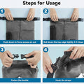 Roll-Top Lightweight Dry Semi-Permeable Stowage Bag Backpack