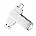 Metal type-c Dual Flash Drive 2in1C Memory Stick Thumb Drive