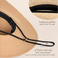 Summer Portable Wide Brim Sunshade Beach Straw Hat