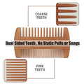 Wooden Double-Side Comb