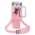 40 Oz. Adjustable Shoulder Strap Tumbler Sleeve Carrier Bag