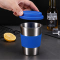 Stainless Steel Cups with Heat-insulated Sleeves