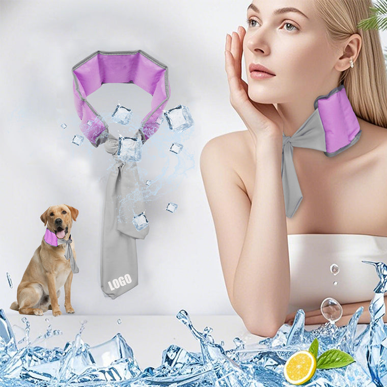 Wearable Reusable Summer Cooler Ice Ring Neck
