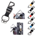 Genuine Leather Bottle Opener Keychain