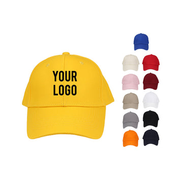 6 Panel Structured Baseball Caps