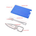 6 IN 1 Stainless Steel Credit Card Knife & Fork