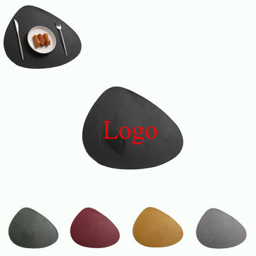 Triangle-Shaped Leather Desk Mat