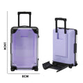 2-In-1 Mini Plastic Clear Suitcase & Phone Stand Luggage Box