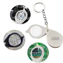 10X Foldable Keychain Reading Magnifier