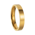 Sleek And Minimalist Stainless Steel Ring