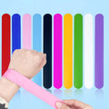 Rainbow Silicone Slap Bracelets