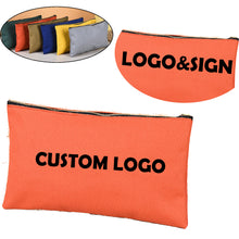 Metal Zipper Canvas Bag