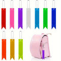 PVC Plastic Reflective Safety Keychain Tag Backpack Pendant