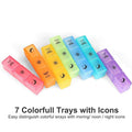 7-Day Pill Organizer With Secure Moisture-Proof Design