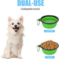 Foldable Pet Bowl With Carabiner