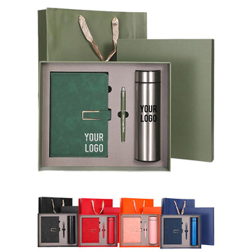 Business Notebook Gift Set with Insulated Mug