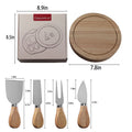 5-Piece Wood Cheese Board Set
