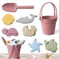 9Pcs Food Grade Silicone Beach Toys Set