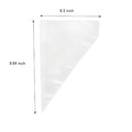 100Pcs Disposable 9.8In Small Piping Bags