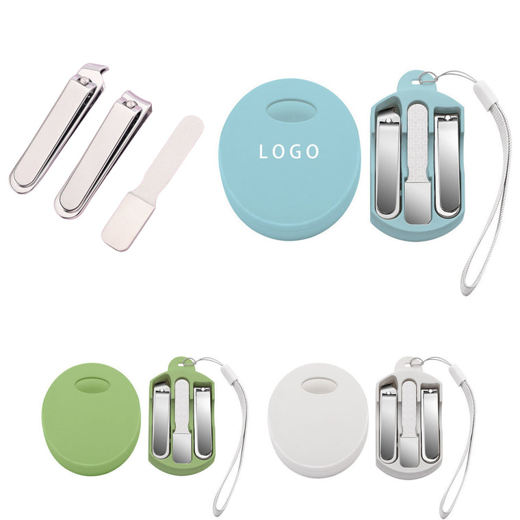Portable 3-In-1 Stainless Steel Manicure Set