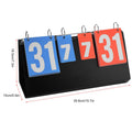 Portable Tabletop Scoreboard With Flip Cards