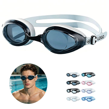 Wide View Anti Fog Leakproof Swim Goggles Adjustable Fit
