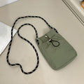 One Shoulder Crossbody Drawstring Bag