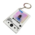 Transparent Acrylic Lyrics Keychain