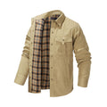 Retro Western Plaid Flannel Lapel Jacket