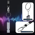 Emergency Double Tube Whistle Keychain