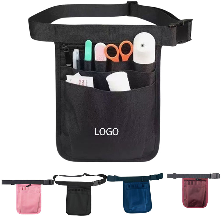 Portable Nurse Fanny Pack Server Apron With Multiple Pocket