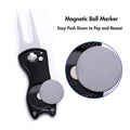 Foldable Aluminum Golf Divot Tool