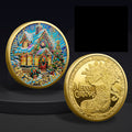 Custom Christmas Themed Commemorative Coin Challenge Coin