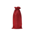 Burlap Wine Bag