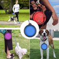 Silicone Pet Collapsible Dog Bowl W/Carabiner