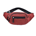 Oxford Zippered Fanny Pack