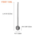 1 Tpsp/ 15Ml 304 Stainless Steel Measuring Spoon