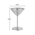Stainless Steel Martini Glass Durable Chilled Cocktail Cup