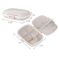 Wheat Pattern Travel Pill Storage Box