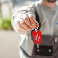 Full Color Custom Oval Shape Soft Rubber Key Holder