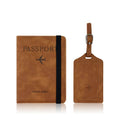RFID Blocking Credit Card Holder And Luggage Tag Set