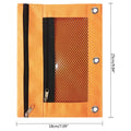 Zipper Pencil Pouch For 3 Ringbinder